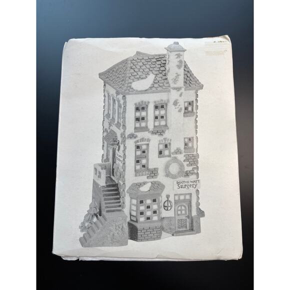 Dept 56 C.H. Watt Physician 55689 5568-9 RETIRED Heritage Dickens' Village Xmas - Picture 1 of 8